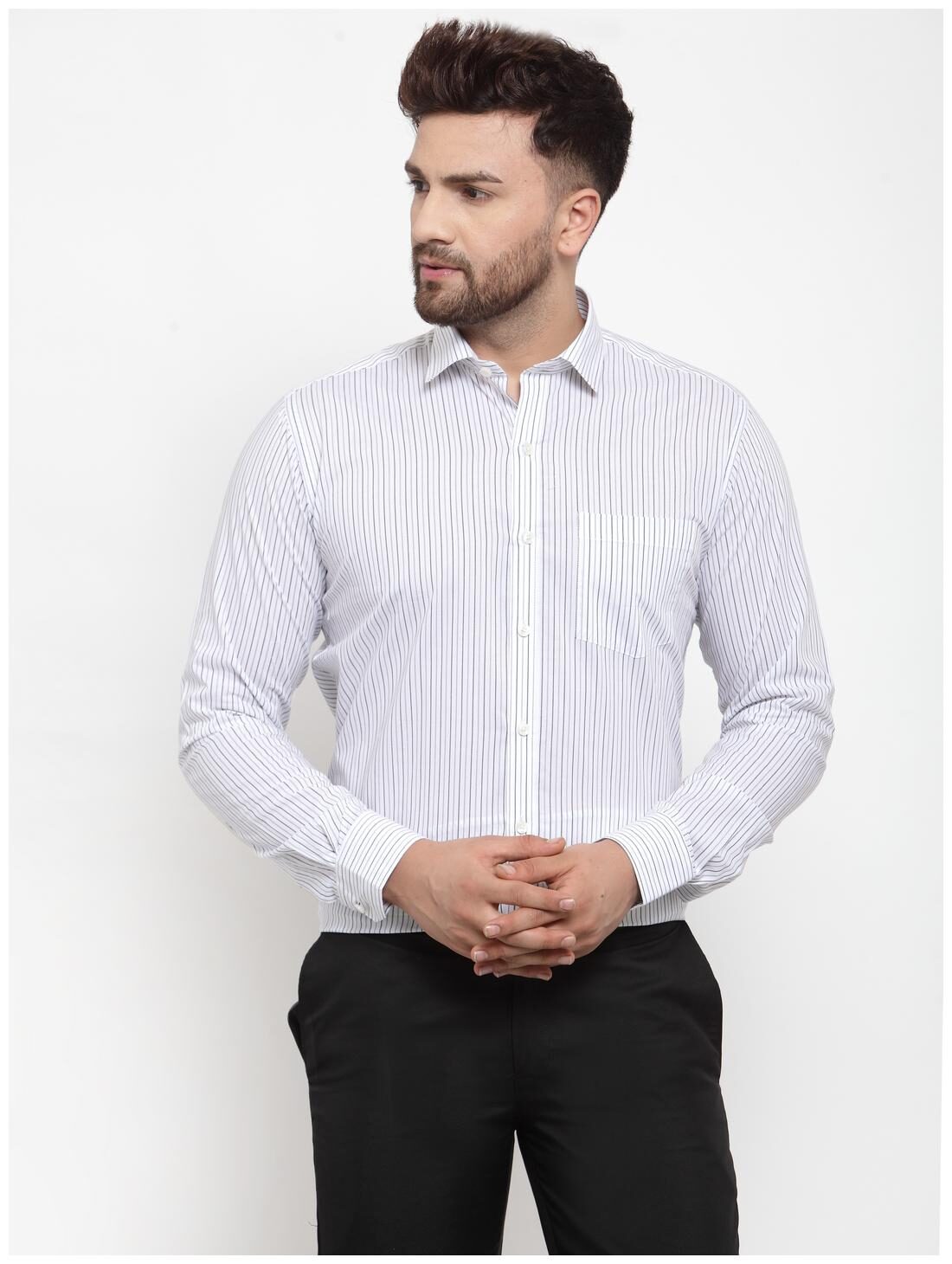 

Copperline Men Slim fit Formal Shirt - Grey