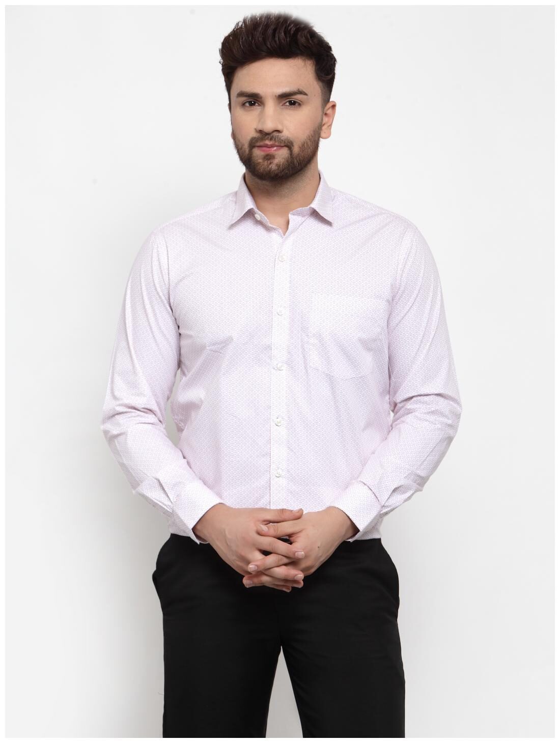 

Copperline Men Slim fit Formal Shirt - White