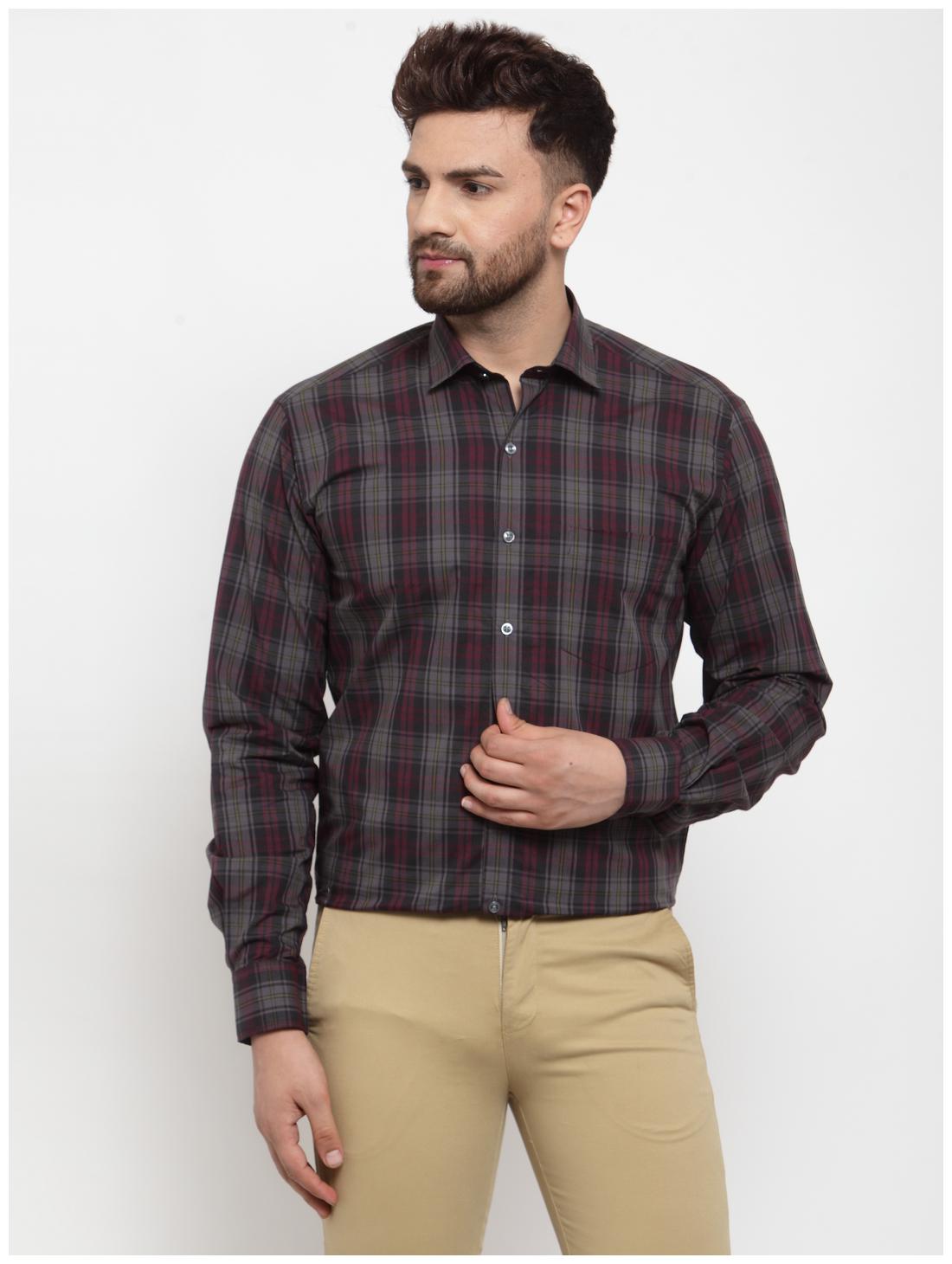 

Copperline Men Slim fit Formal Shirt - Grey
