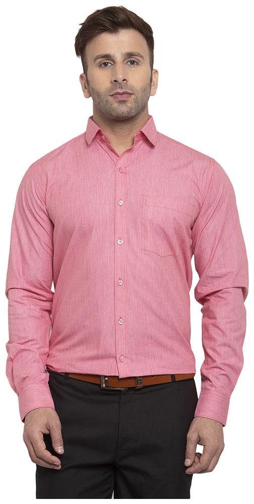 

Copperline Men Slim fit Formal Shirt - Pink