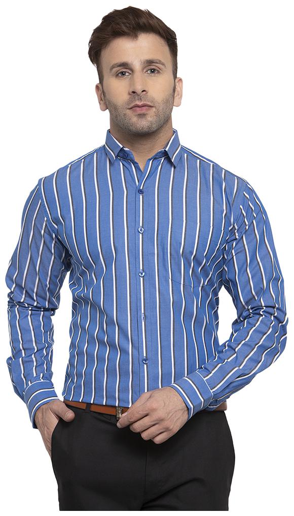 

Copperline Men Slim fit Formal Shirt - Blue