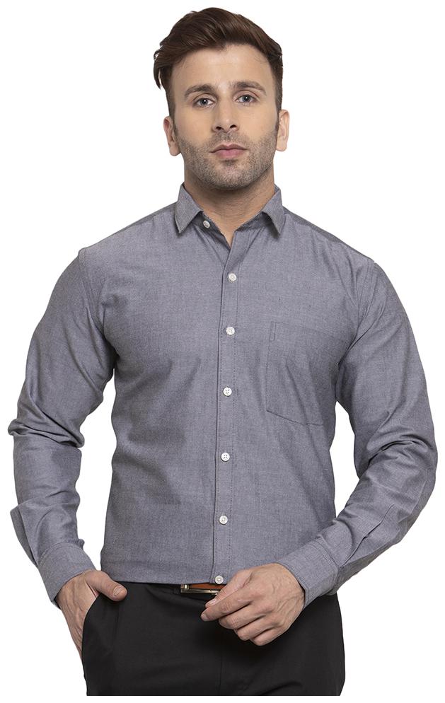 

Copperline Men Slim fit Formal Shirt - Grey