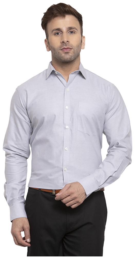 

Copperline Men Slim fit Formal Shirt - Grey