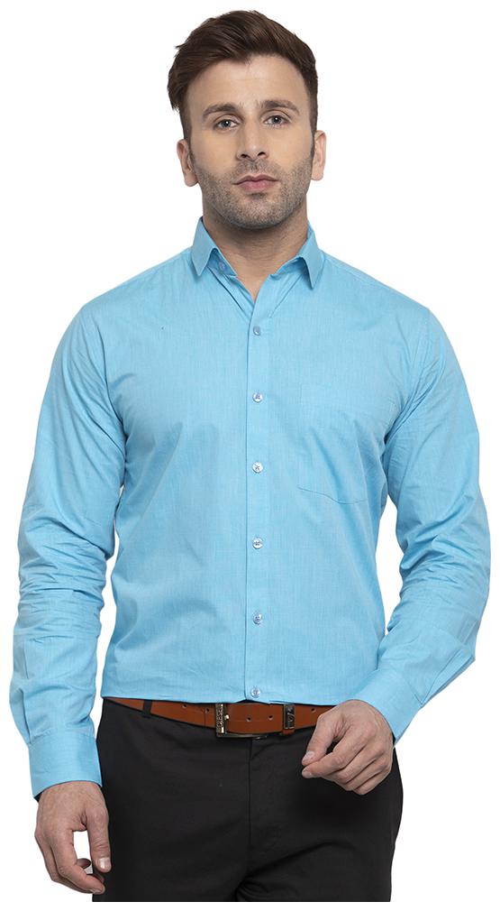 

Copperline Men Slim fit Formal Shirt - Turquoise