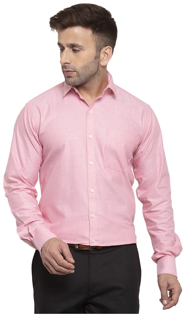 

Copperline Men Slim fit Formal Shirt - Pink