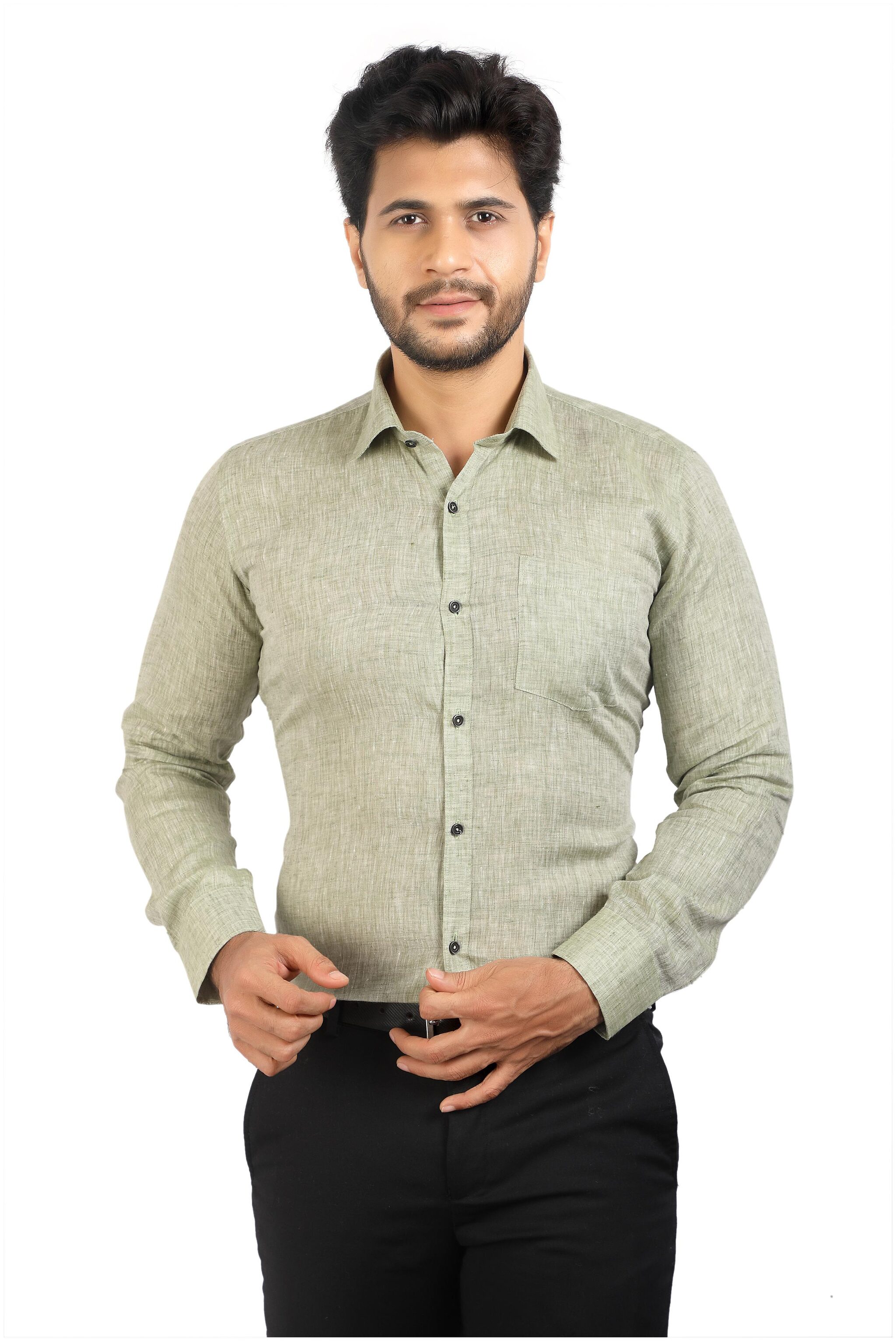 

CORPORATE CLUB Men Regular fit Formal Shirt - Green