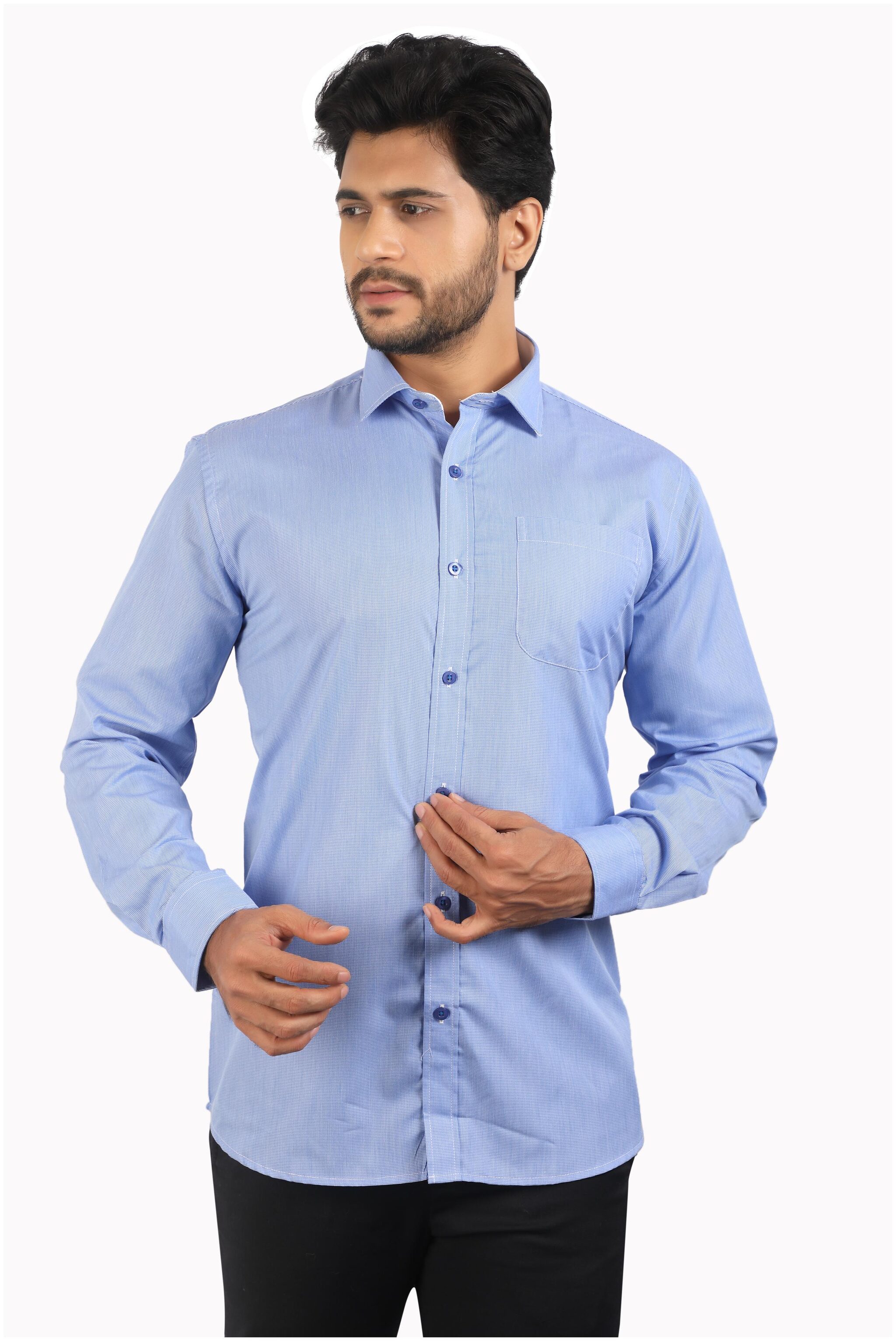 

CORPORATE CLUB Men Regular fit Formal Shirt - Blue