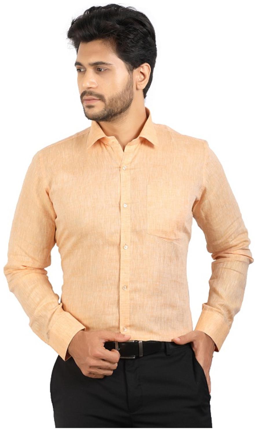 

CORPORATE CLUB Men Regular fit Formal Shirt - Orange
