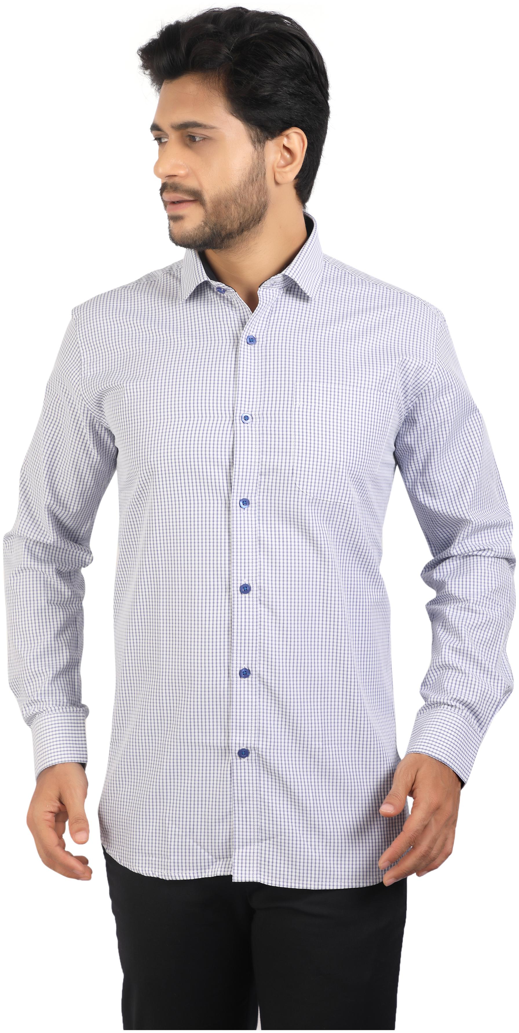 

CORPORATE CLUB Men Regular fit Formal Shirt - Blue White
