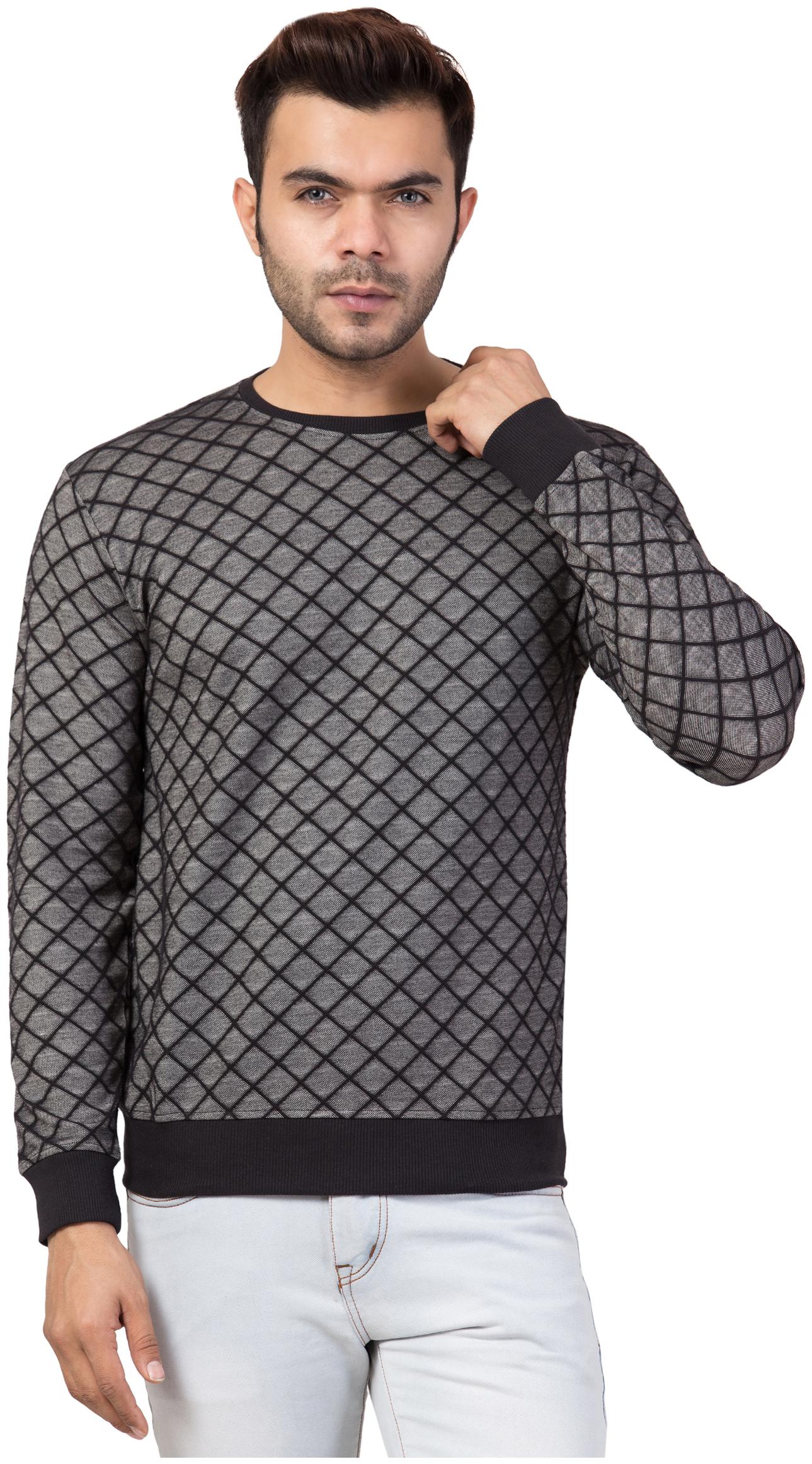 

Corsair Men Black Grey Round neck Sweatshirt