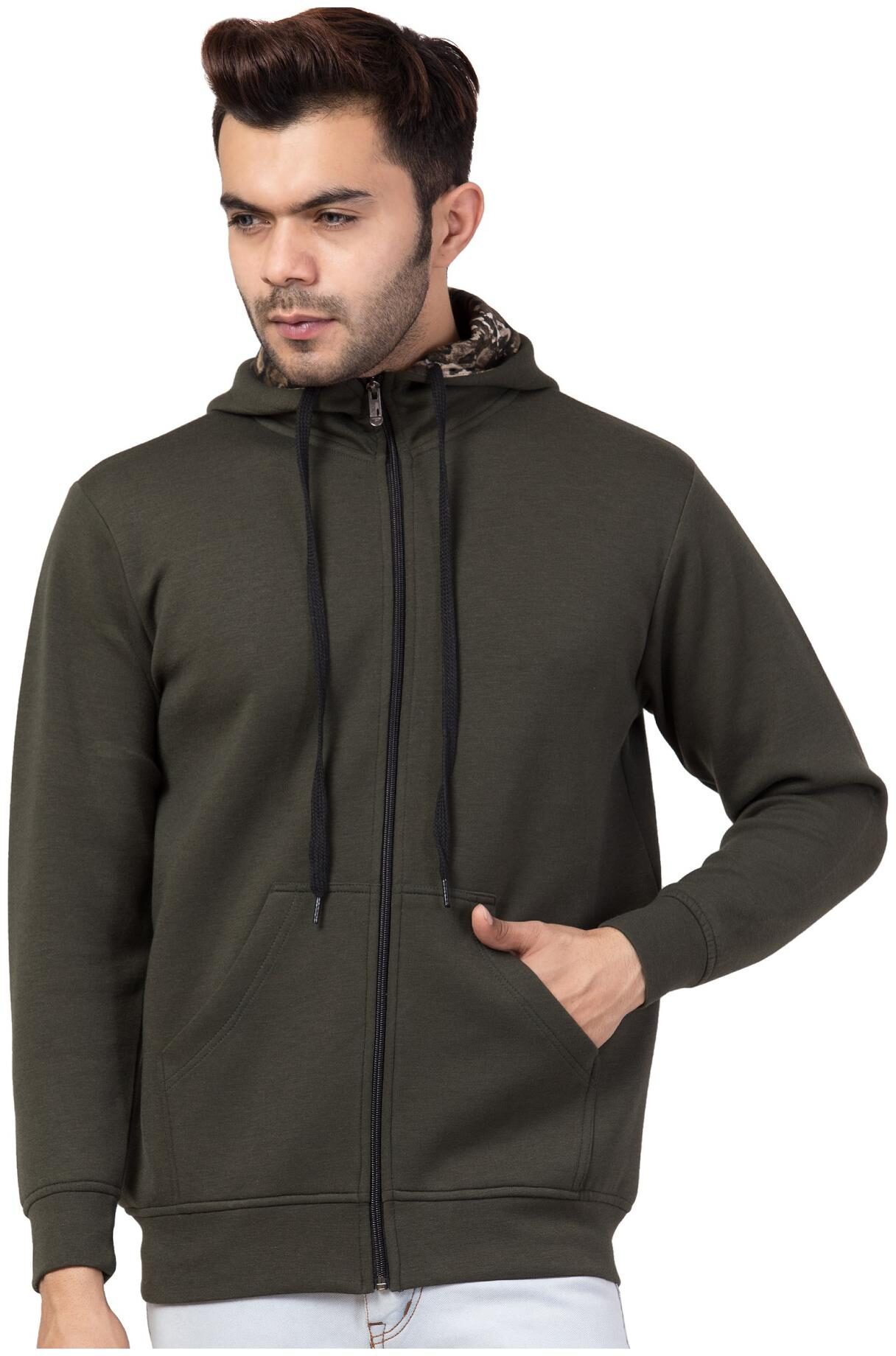 

Corsair Men Green Hooded Hoodie