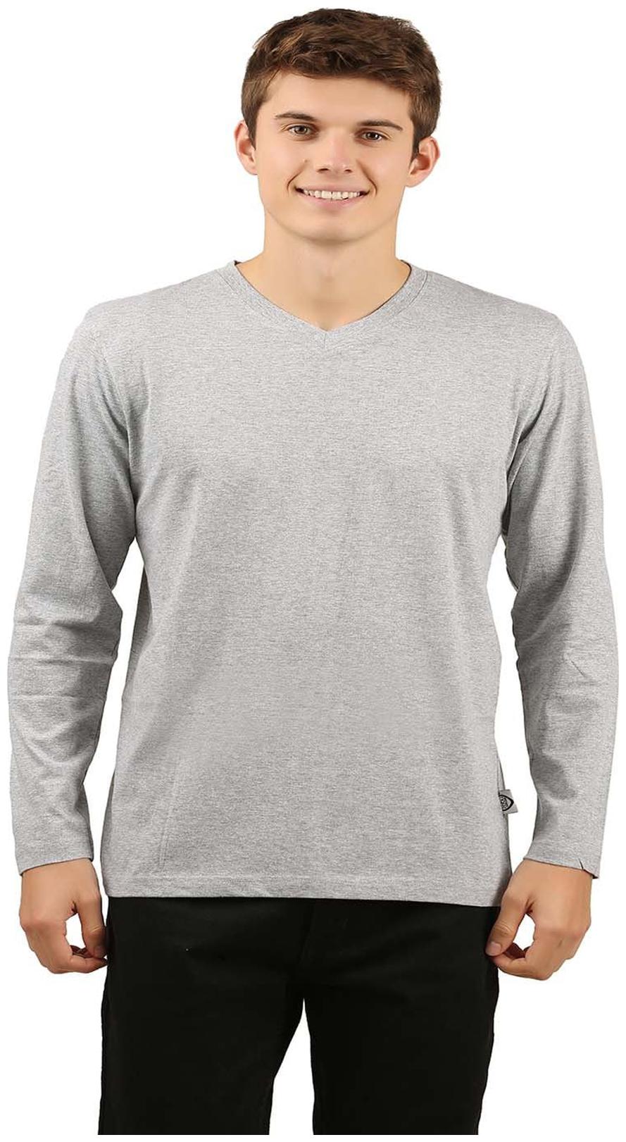 

Corsair Men Grey Regular fit Cotton V neck T-Shirt - Pack Of 1