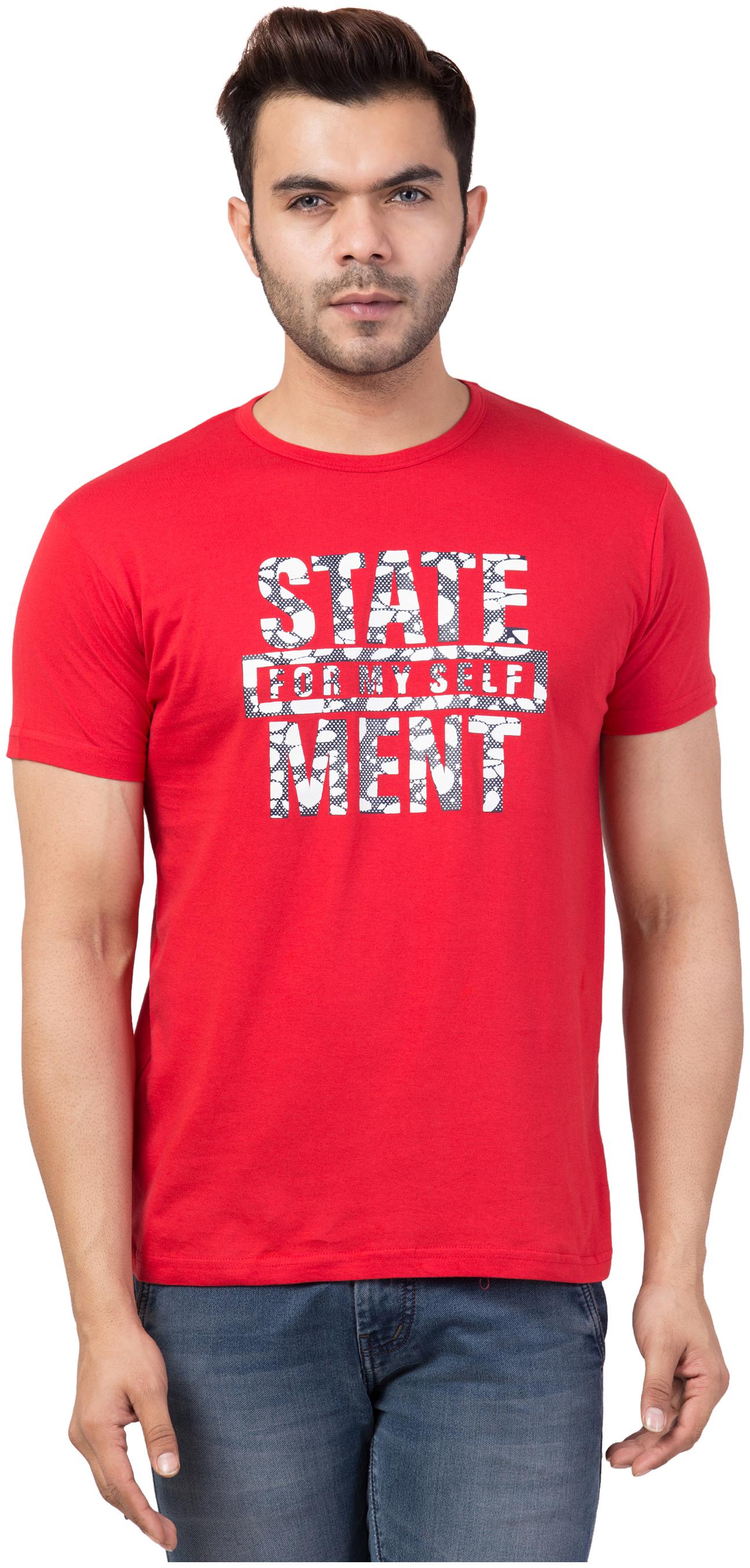 

Corsair Men Red Regular fit Cotton Round neck T-Shirt - Pack Of 1