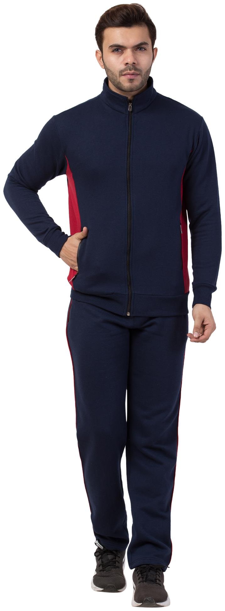 

Corsair Men Blue Solid Regular Fit Track Suit