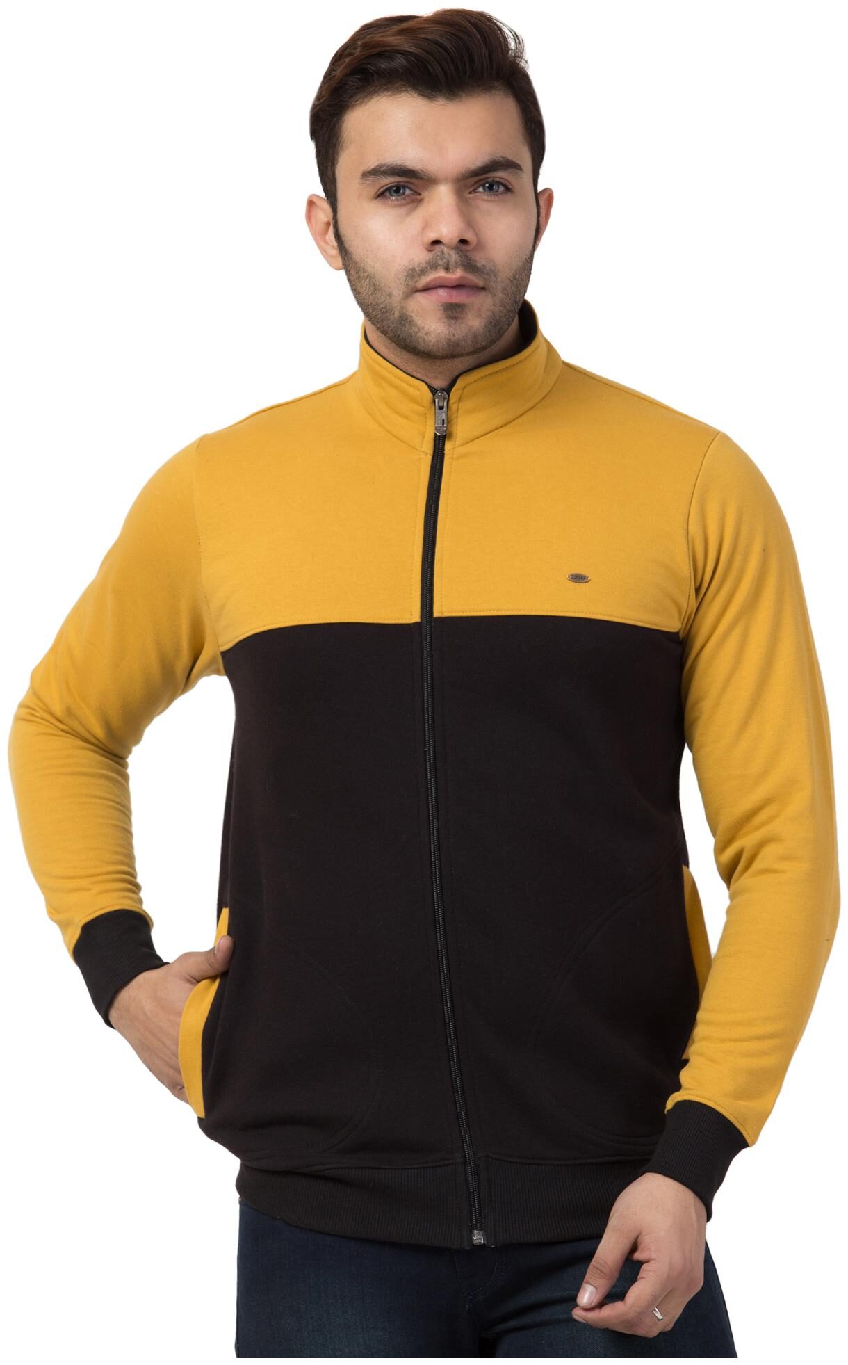 

Corsair Men Yellow Black High neck Sweatshirt