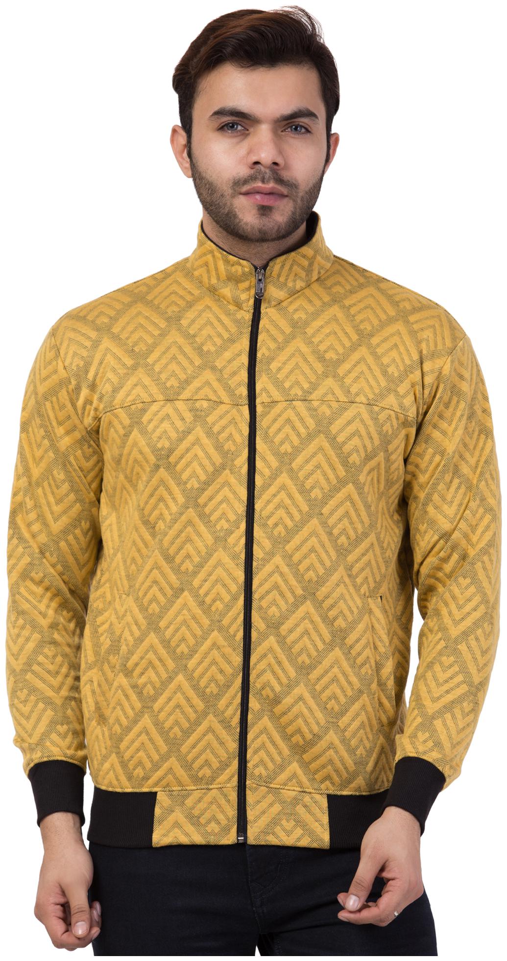 

Corsair Men Yellow Self design Quilted jacket