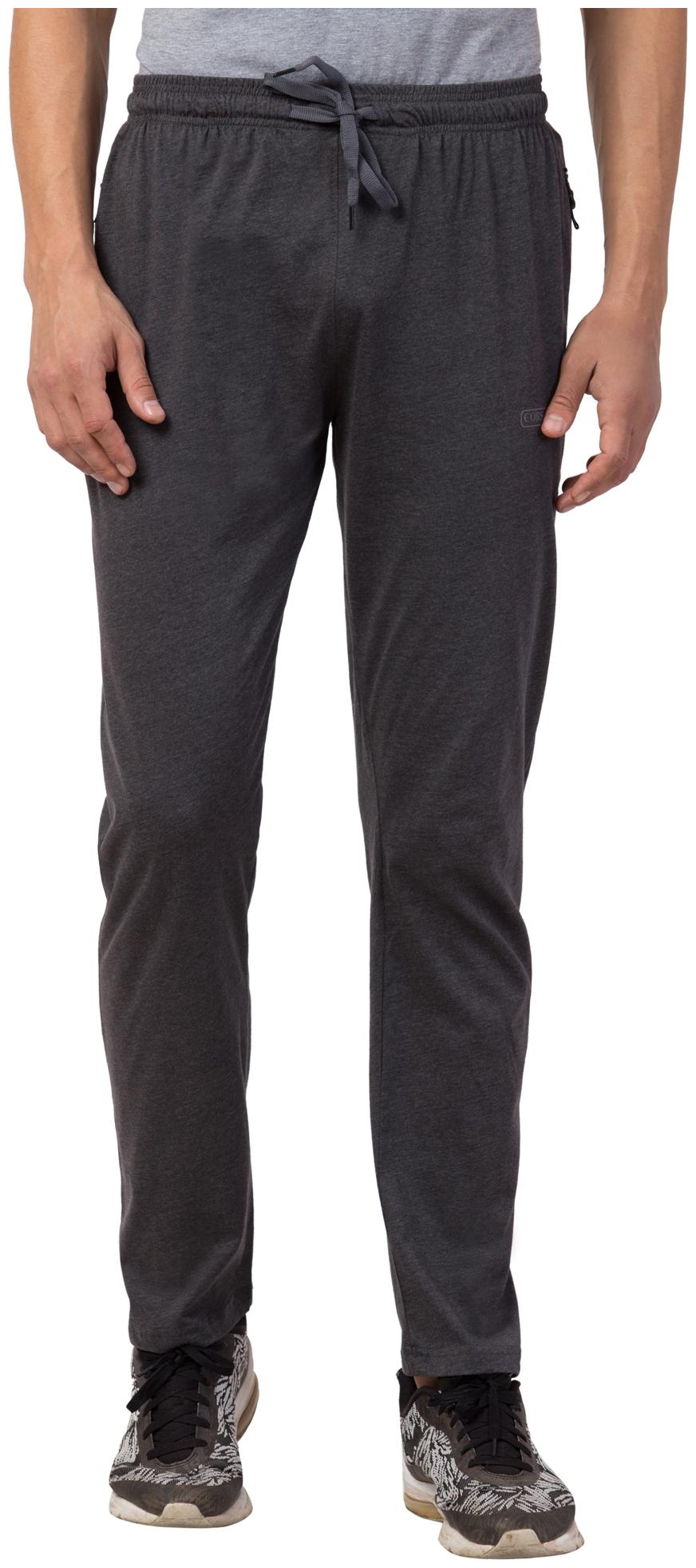 

Corsair Regular Fit Pure Cotton Men Sports And Casual Track Pant For Men - Grey