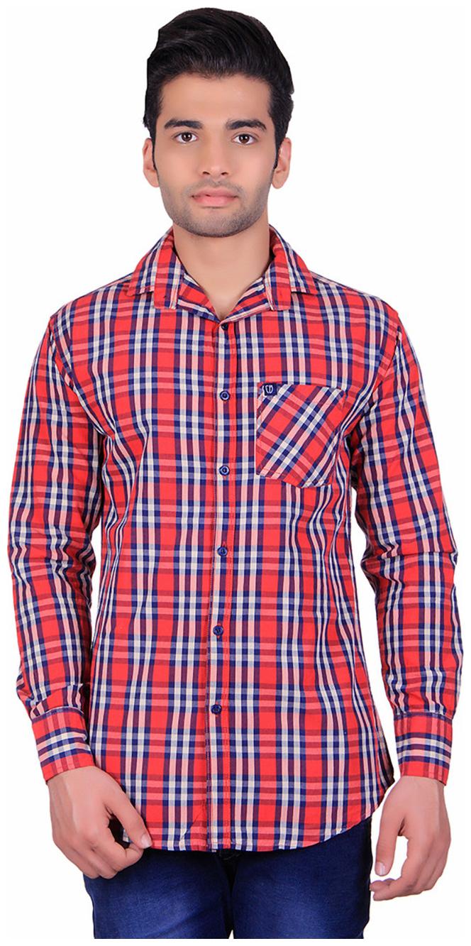 

CB COTBLEND Men Multi Checked Regular Fit Casual Shirt