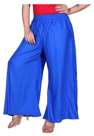 

cotton palazzo for woman(blue)