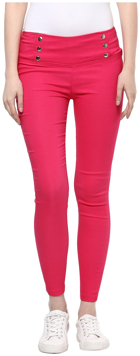 

Ivy Blue Women Pink Skinny fit Jegging