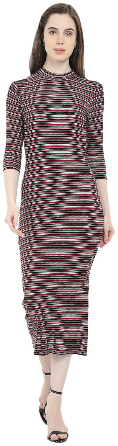 

Cover Story Multi Striped Pinafore dress
