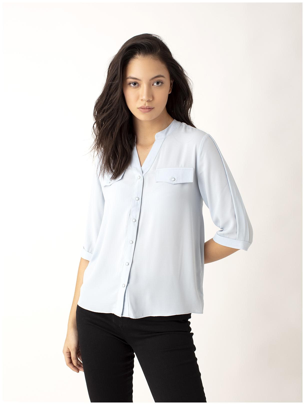 

Cover Story Women Solid Regular top - Blue