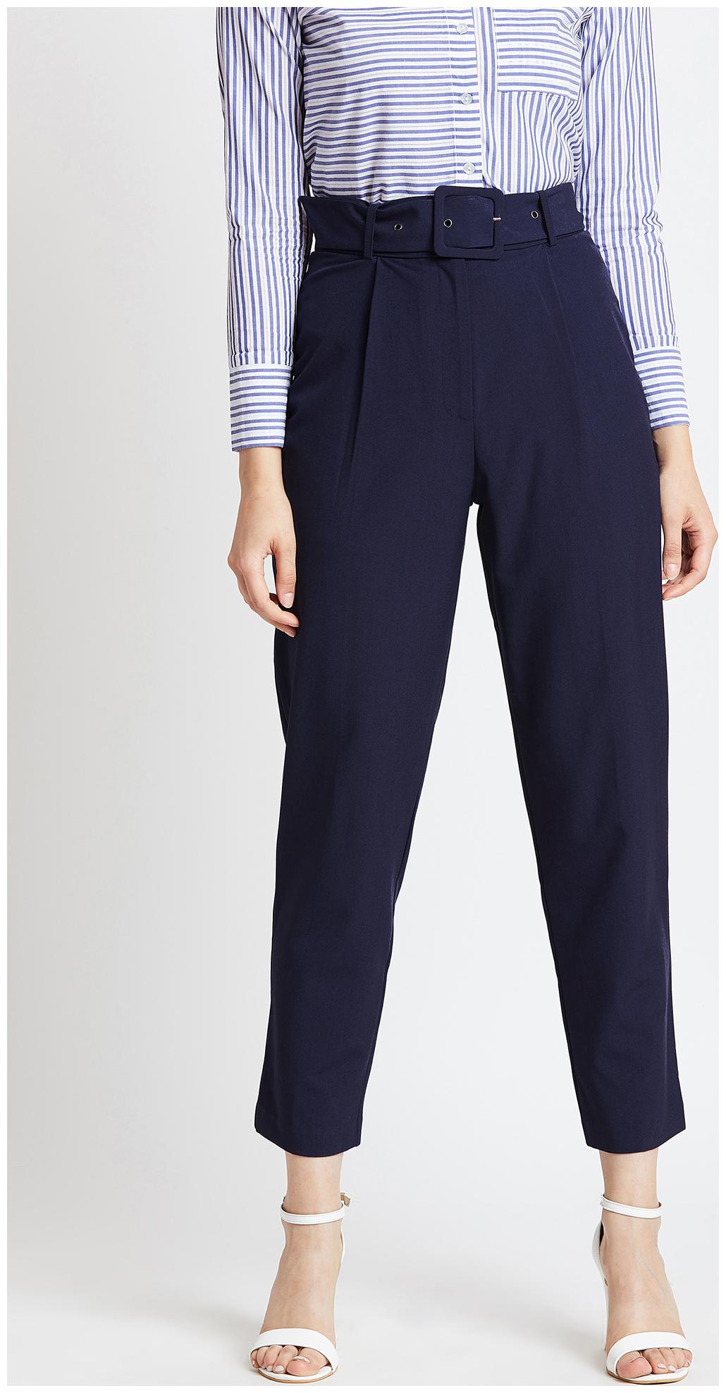 

Cover Story Women Blue Slim fit Regular trousers