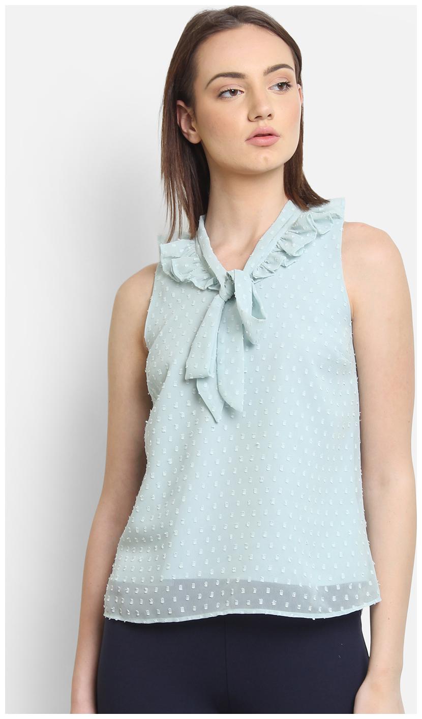 

Cover Story Women Solid Regular top - Blue