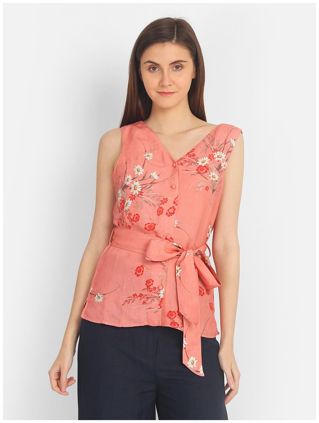 

Cover Story Women Floral Regular top - Pink