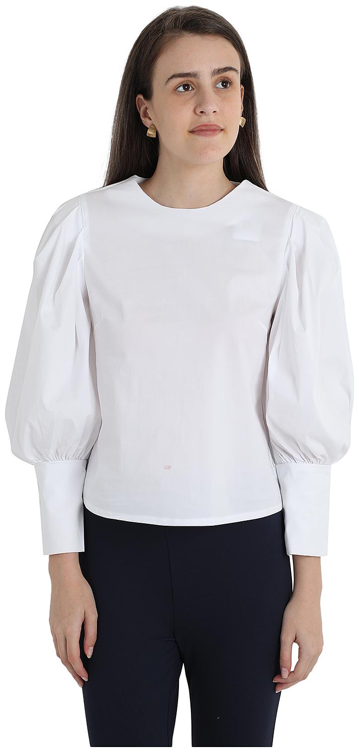 

Cover Story Women Solid Regular top - White