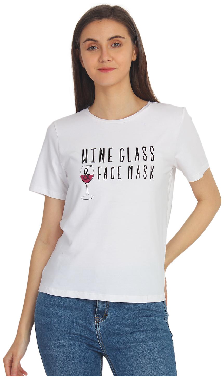 

Cover Story Women White Regular fit Round neck Cotton T shirt