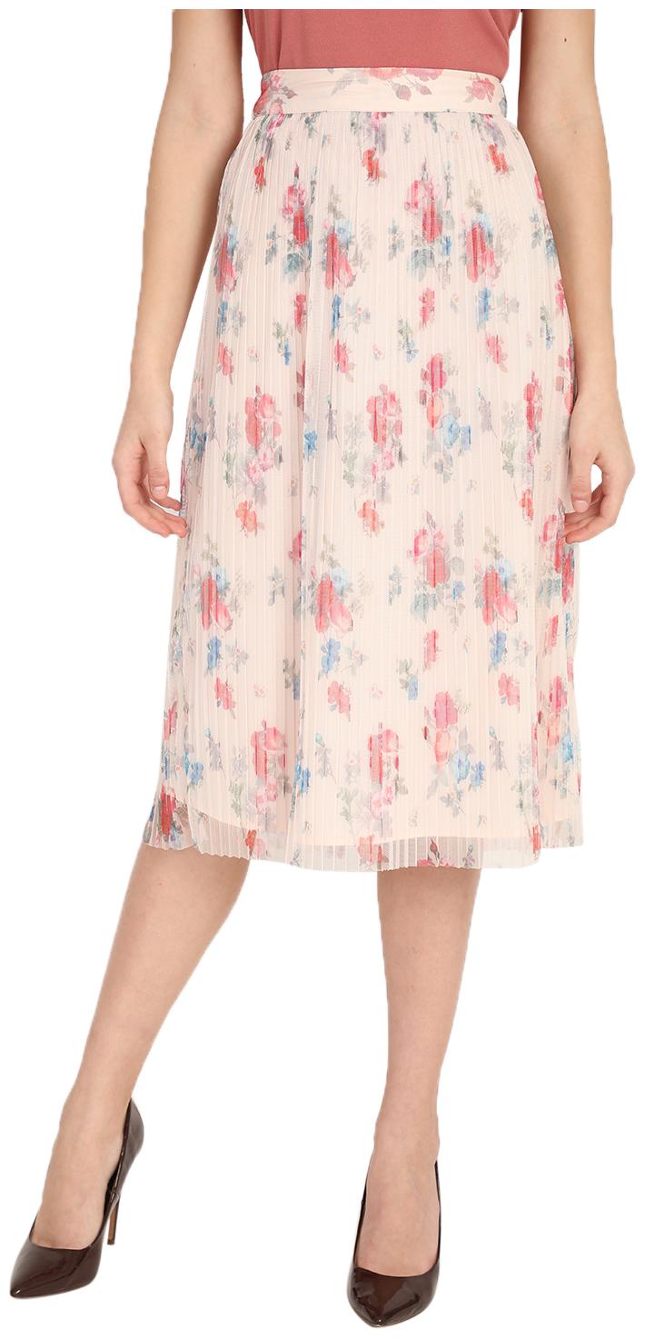 

Cover Story Floral Bodycon skirt Midi Skirt - Pink