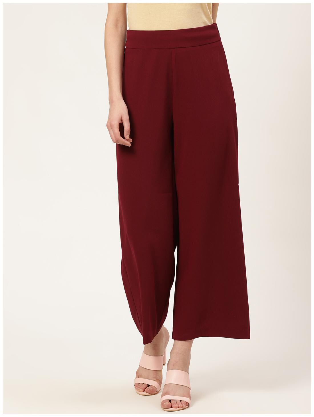

Cover Story Women Maroon Regular fit Cullotes