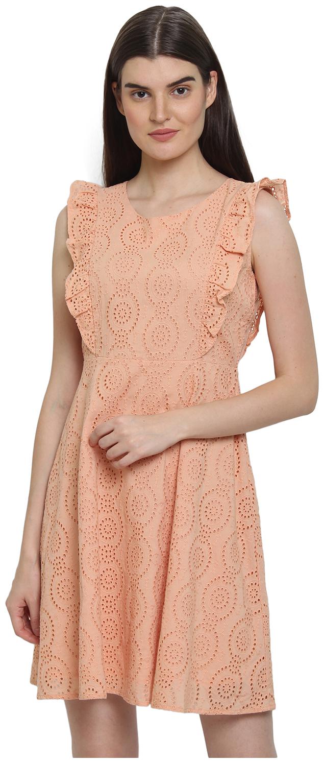 

Cover Story Pink Embroidered Maxi dress