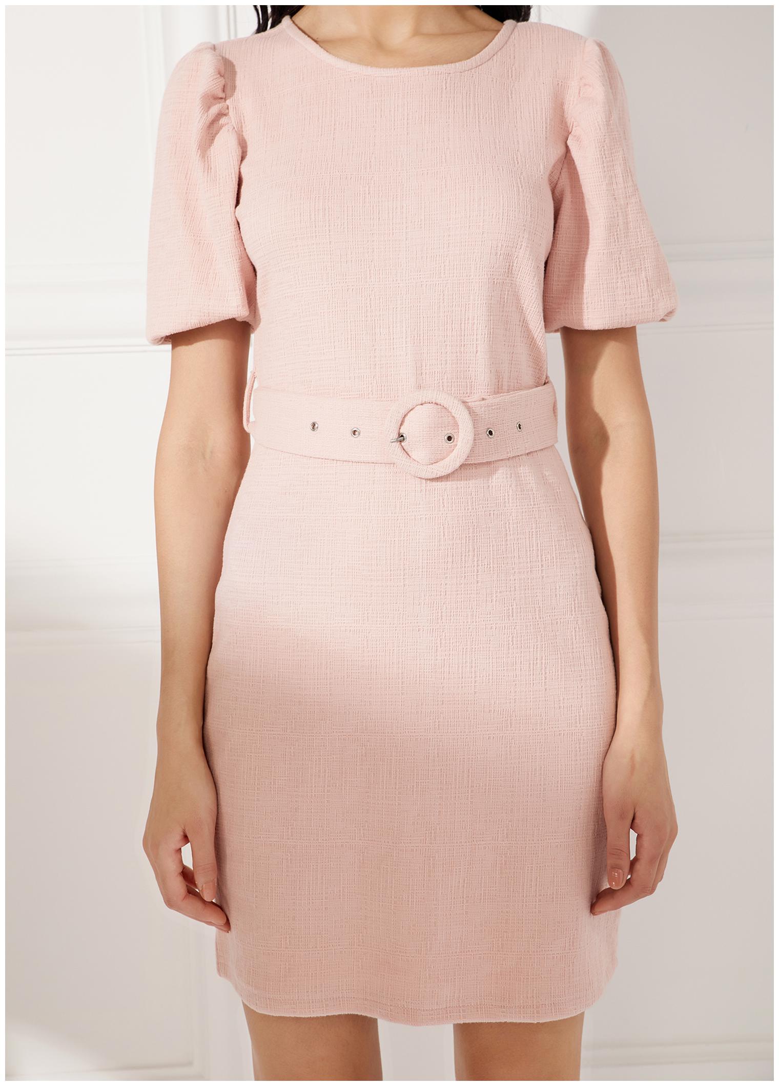 

Cover Story Pink Solid Sheath dress
