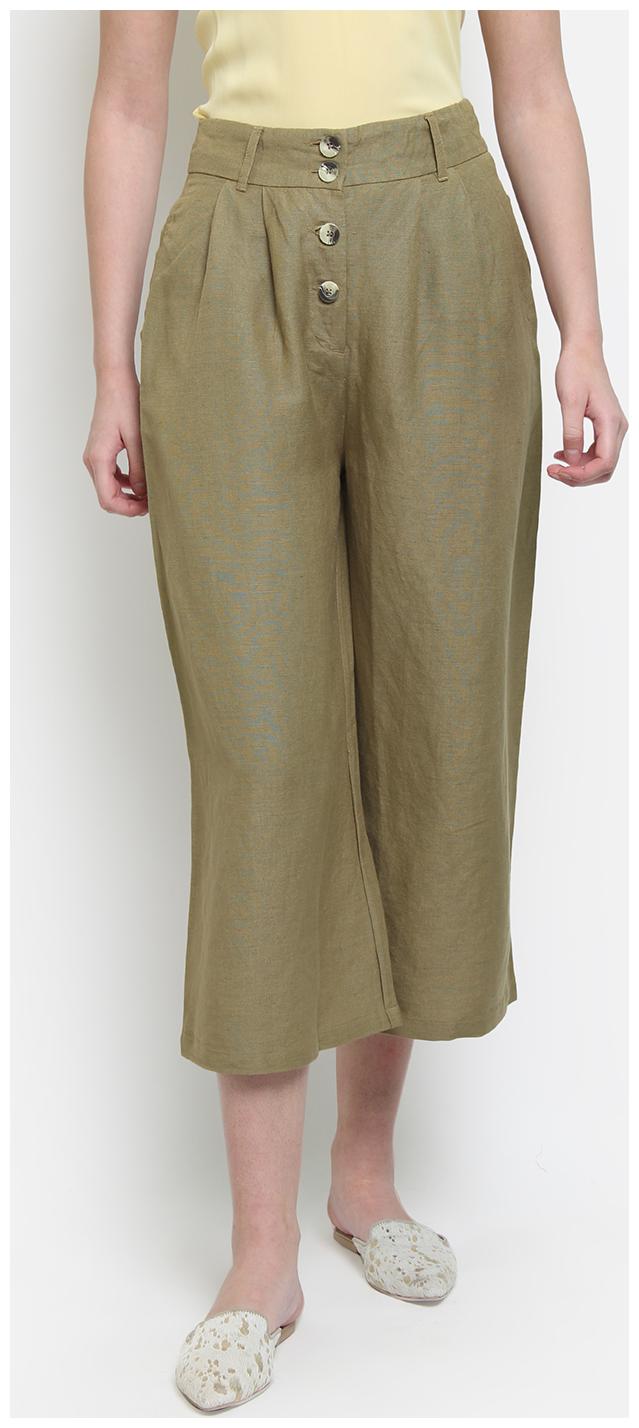 

Cover Story Women Green Regular fit Cullotes
