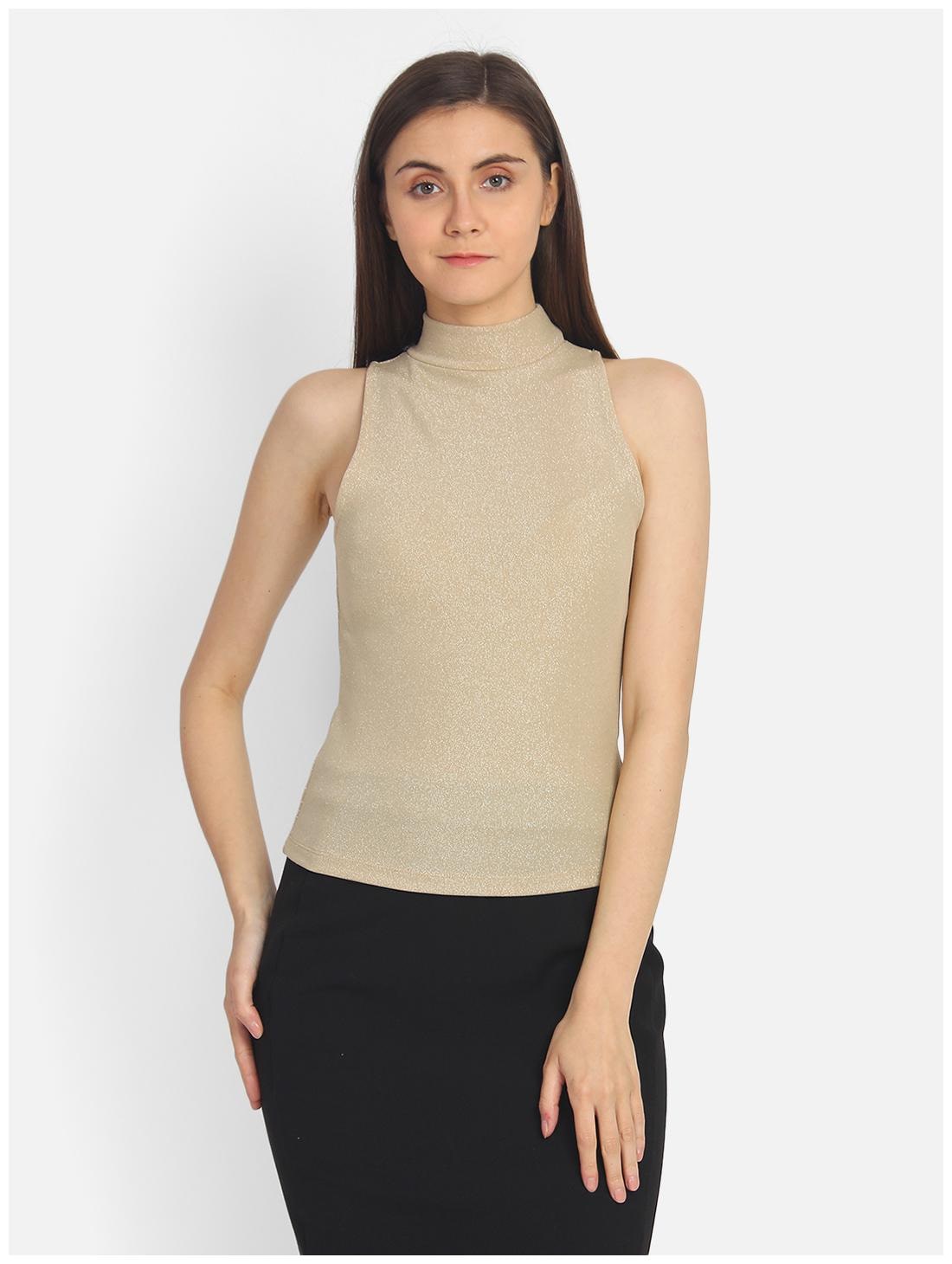

Cover Story Women Solid Regular top - Beige