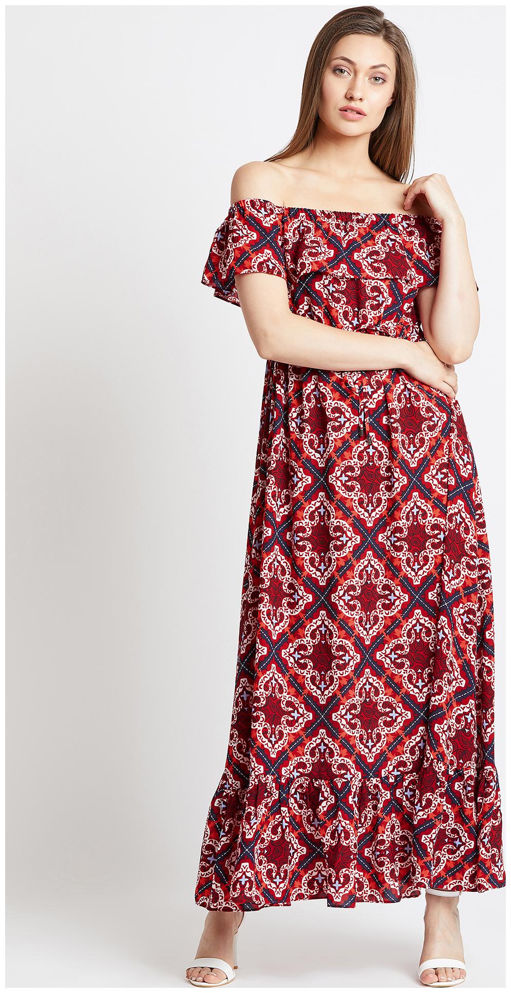 

Cover Story Multi Printed Maxi dress