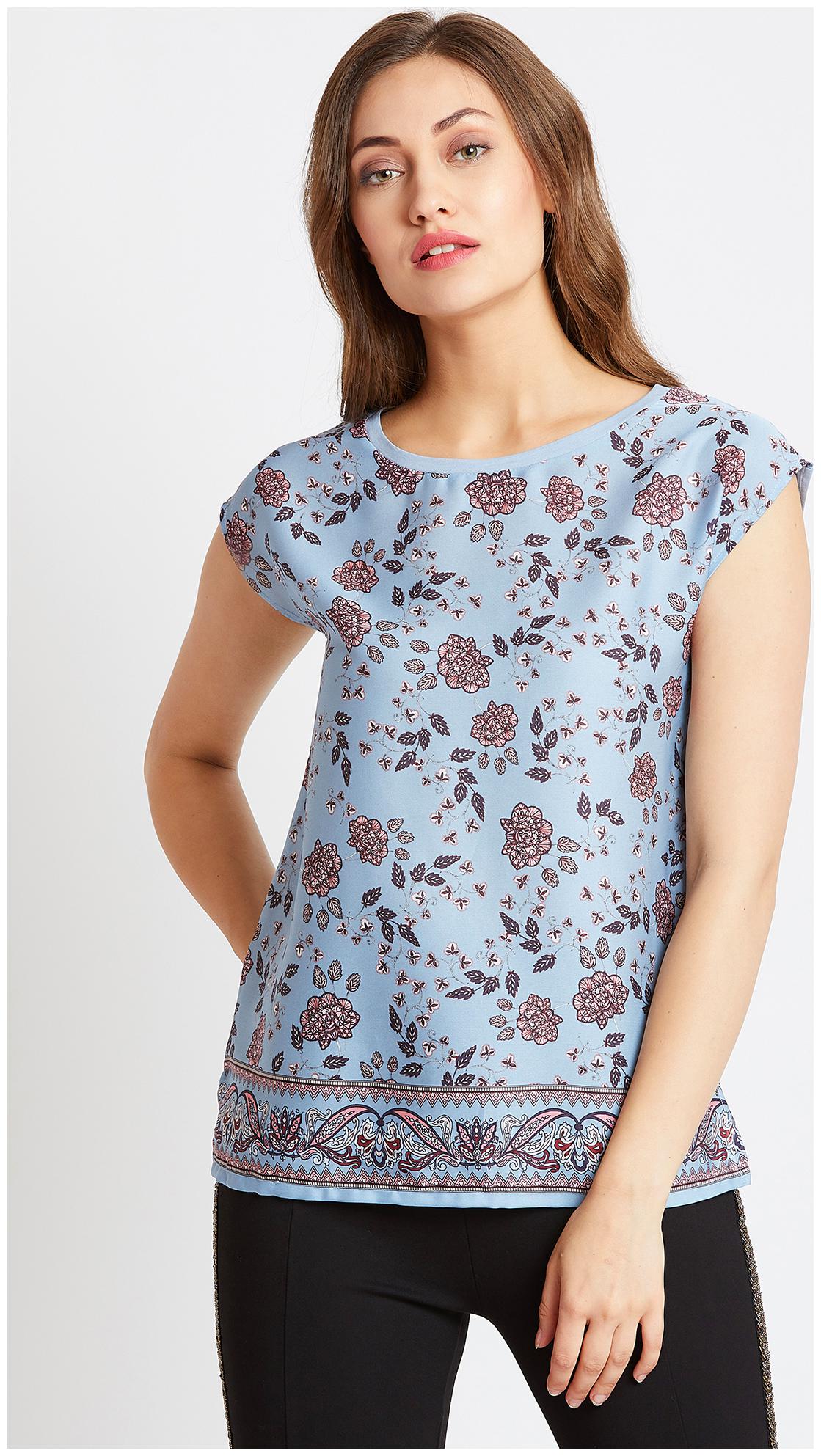 

Cover Story Women Multi Regular fit Round neck Cotton T shirt