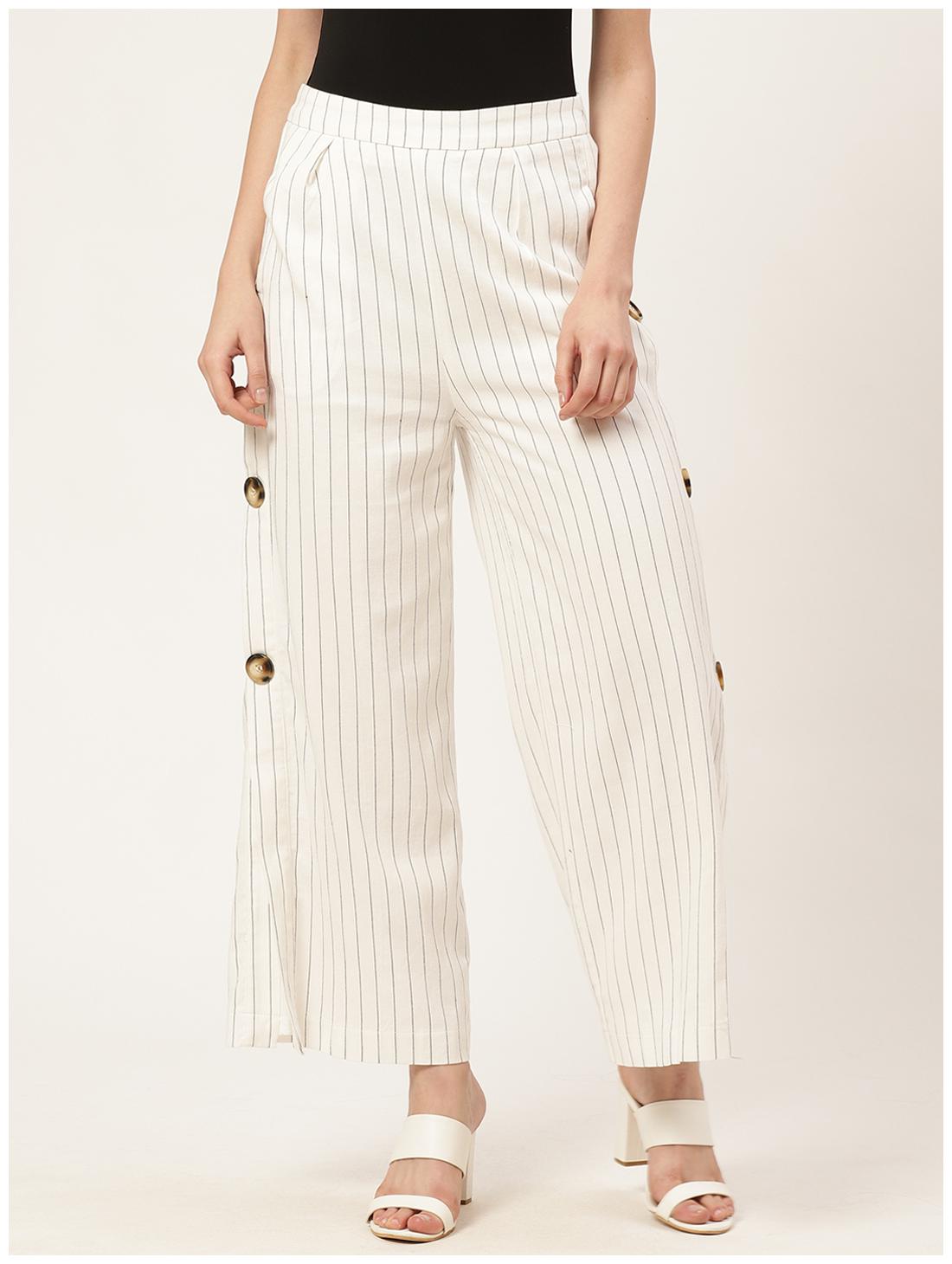 

Cover Story Women White Regular fit Cullotes