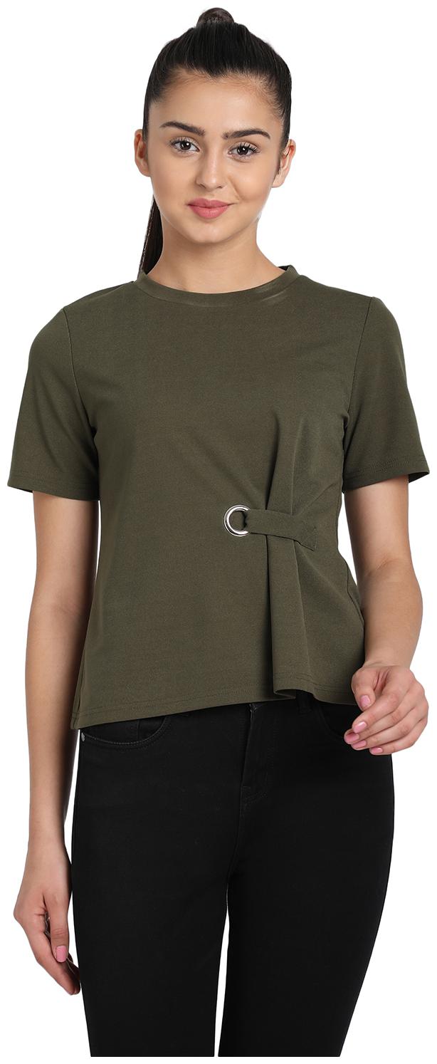 

Cover Story Women Solid Regular top - Green