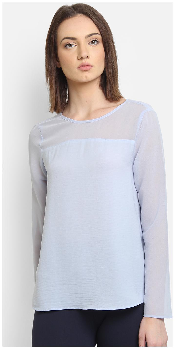 

Cover Story Women Solid Regular top - Blue