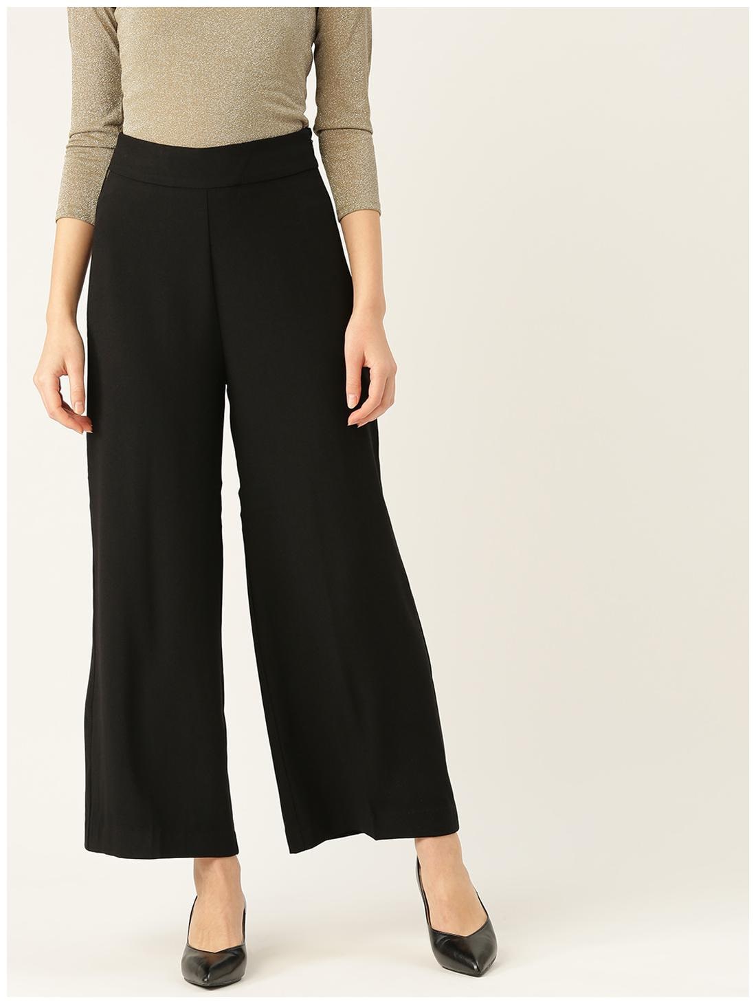 

Cover Story Women Black Flared fit Cullotes