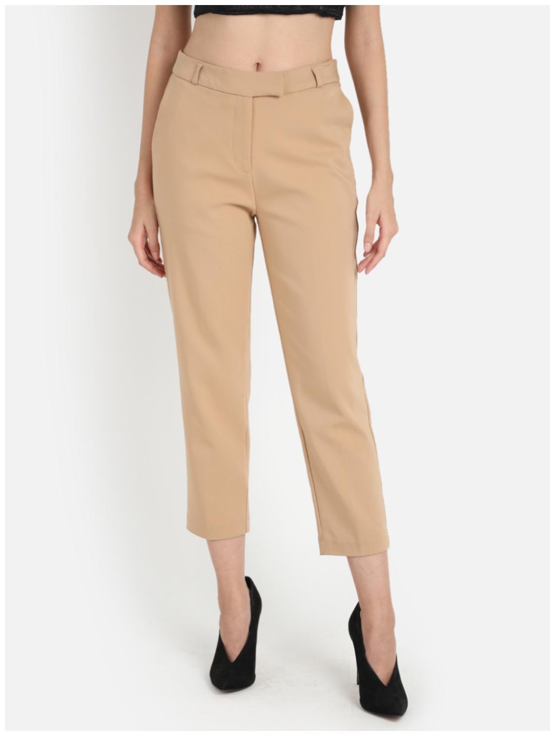 

Cover Story Women Beige Regular fit Regular trousers