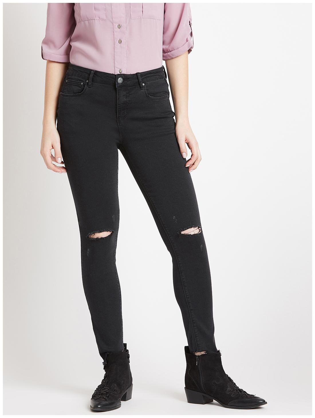 

Cover Story Women Black Skinny fit Jeans