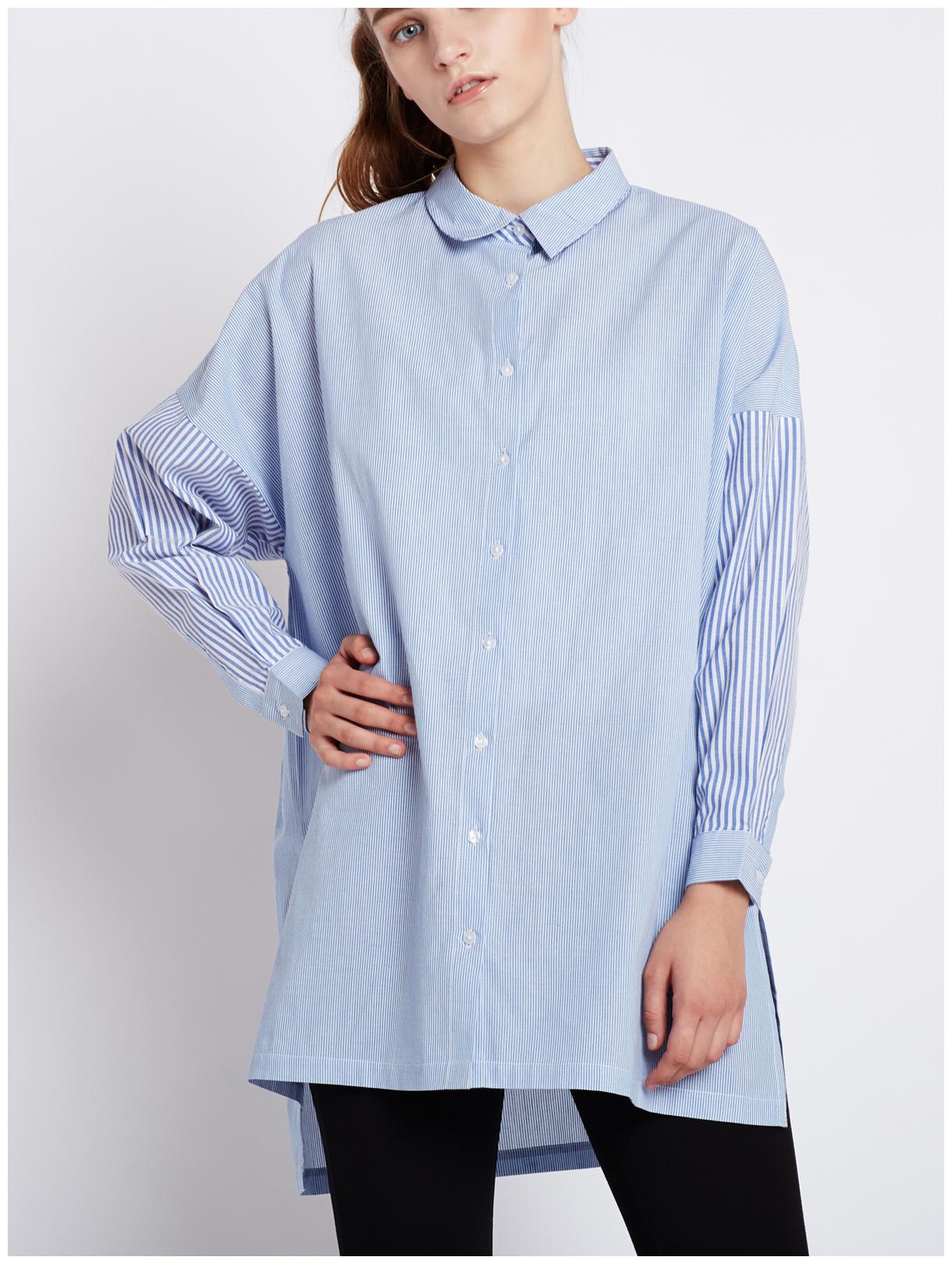 

Cover Story Women Striped Shirt style - Blue