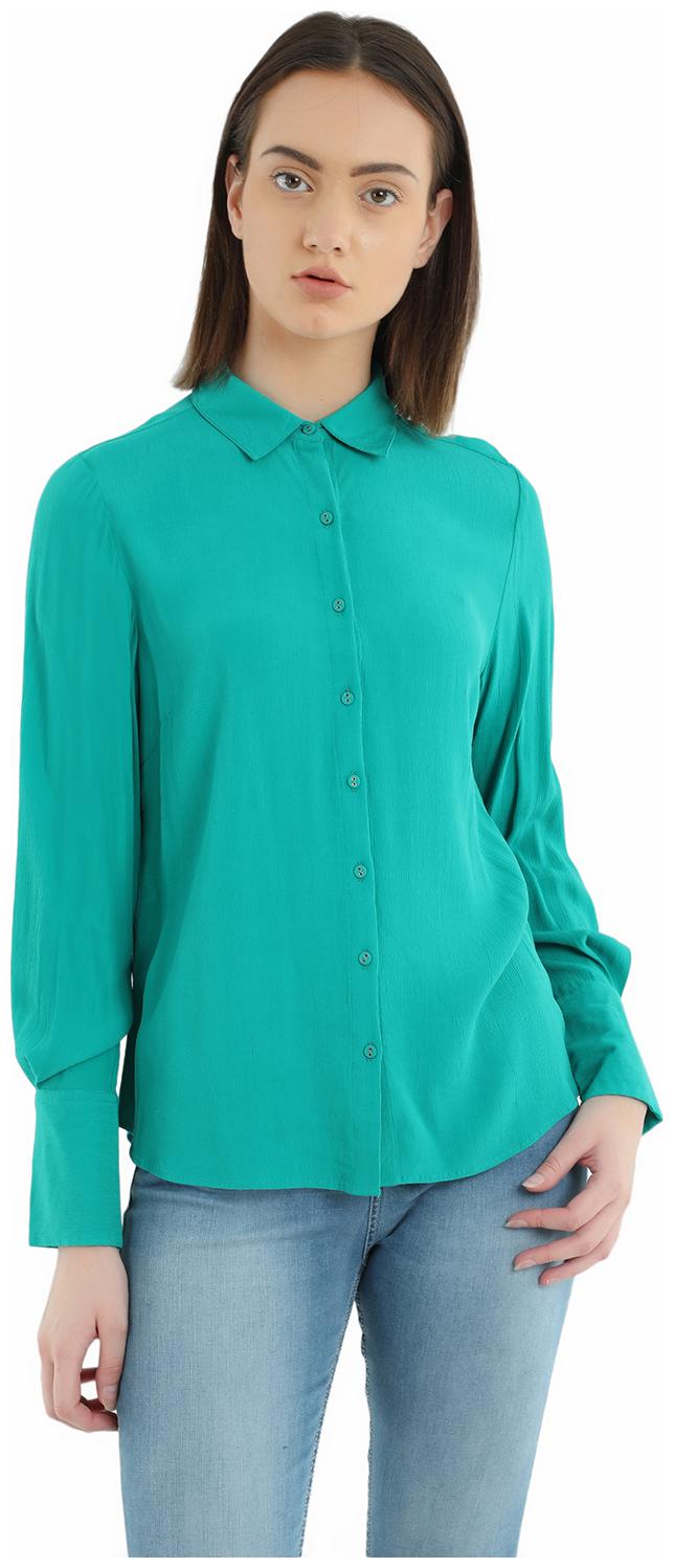 

Cover Story Women Solid Shirt style - Green