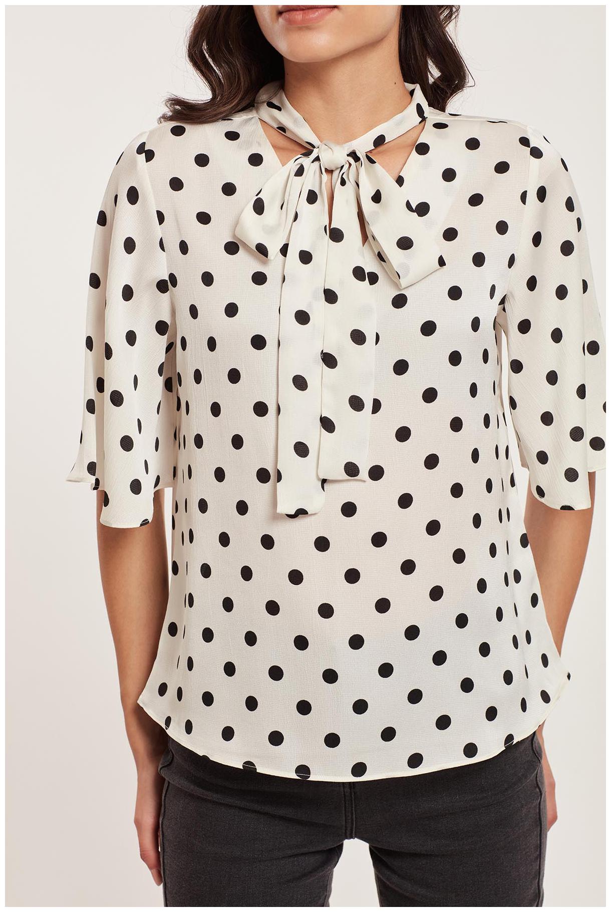 

Cover Story Women Polka dots Regular top - White