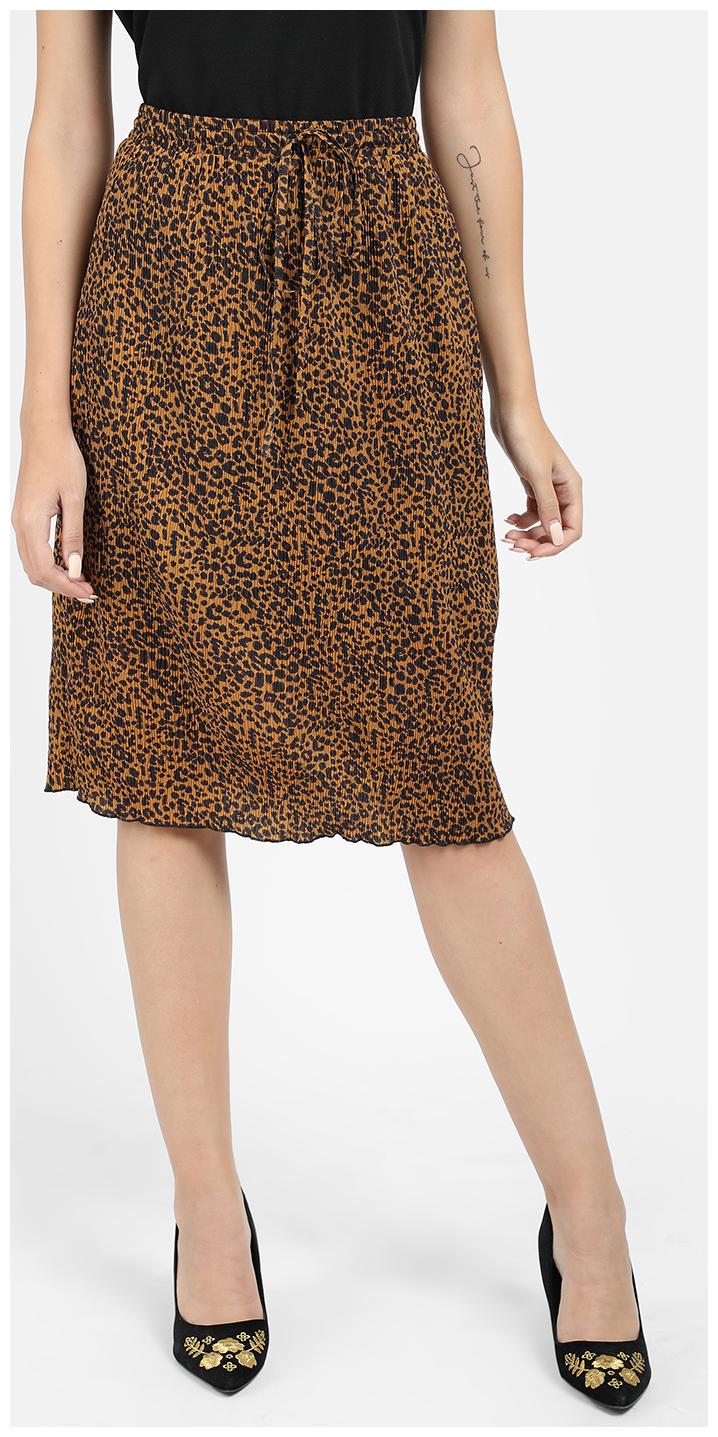 

Cover Story Women Polyester Printed Assymetric Skirt Yellow