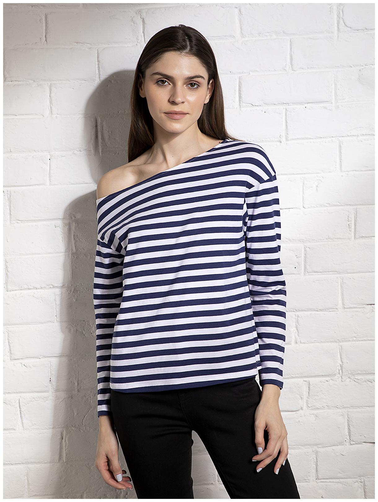 

Cover Story Women Polyester Regular Top (Navy Blue White)